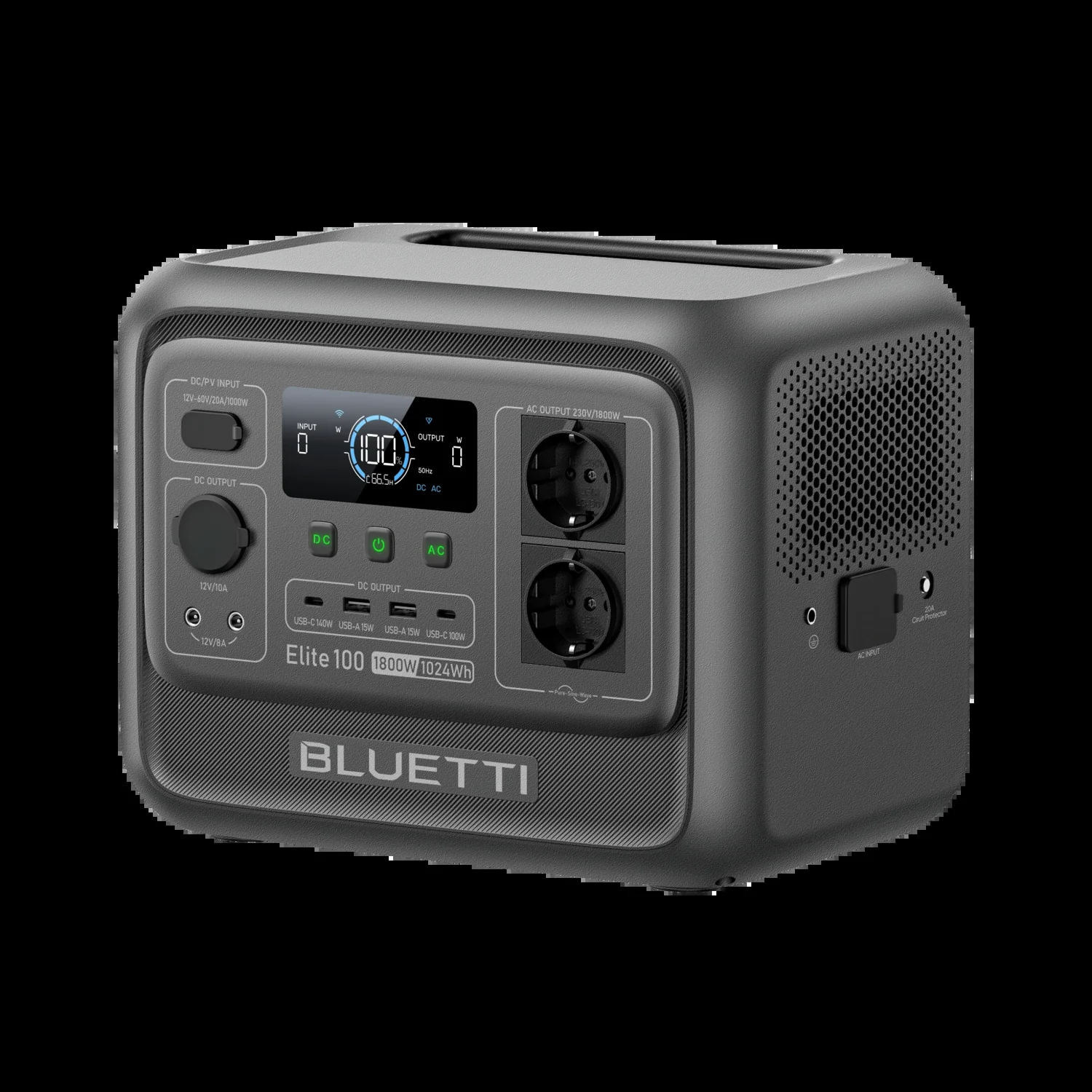 BLUETTI Elite 100 V2 Estación de Alimentación Portátil 1024Wh 1800W - Imagen 3