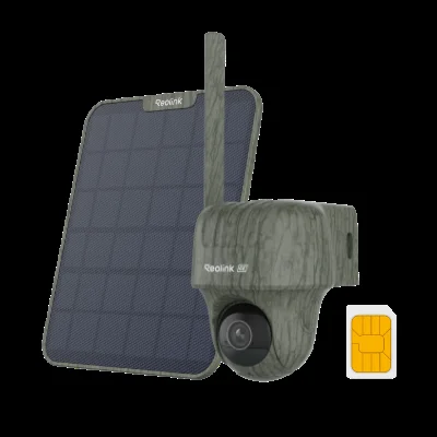 Reolink Go Ranger PT: cámara de vigilancia solar 4G LTE 4K con panorámica/inclinación